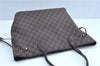 Authentic Louis Vuitton Damier Neverfull MM Shoulder Tote Bag N51105 LV J8507