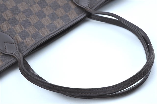 Authentic Louis Vuitton Damier Neverfull MM Shoulder Tote Bag N51105 LV J8507