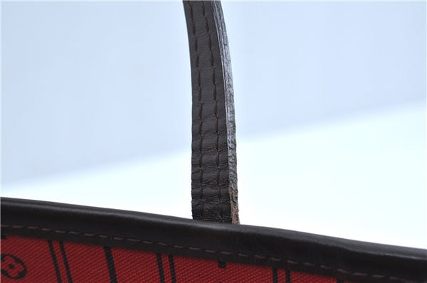 Authentic Louis Vuitton Damier Neverfull MM Shoulder Tote Bag N51105 LV J8507