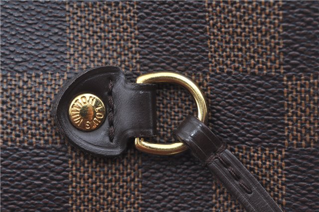 Authentic Louis Vuitton Damier Neverfull MM Shoulder Tote Bag N51105 LV J8507