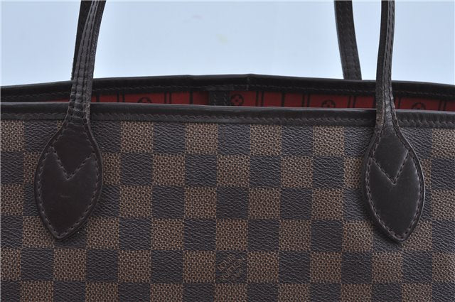 Authentic Louis Vuitton Damier Neverfull MM Shoulder Tote Bag N51105 LV J8507
