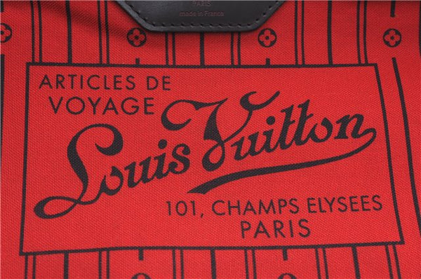 Authentic Louis Vuitton Damier Neverfull MM Shoulder Tote Bag N51105 LV J8507