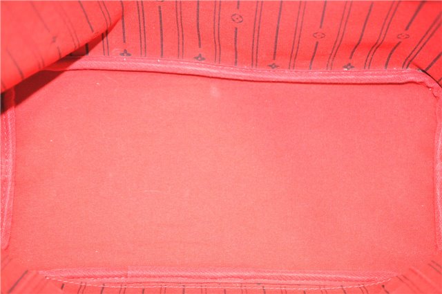 Authentic Louis Vuitton Damier Neverfull MM Shoulder Tote Bag N51105 LV J8507