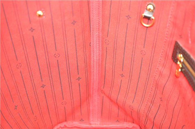 Authentic Louis Vuitton Damier Neverfull MM Shoulder Tote Bag N51105 LV J8507