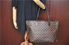 Authentic Louis Vuitton Damier Neverfull MM Shoulder Tote Bag N51105 LV J8507