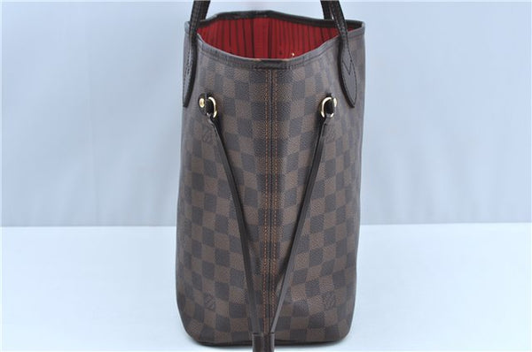 Authentic Louis Vuitton Damier Neverfull MM Shoulder Tote Bag N51105 LV J8804