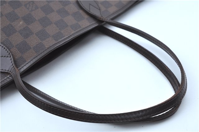 Authentic Louis Vuitton Damier Neverfull MM Shoulder Tote Bag N51105 LV J8804