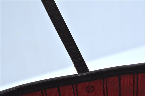 Authentic Louis Vuitton Damier Neverfull MM Shoulder Tote Bag N51105 LV J8804