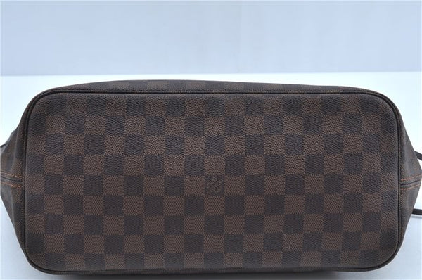 Authentic Louis Vuitton Damier Neverfull MM Shoulder Tote Bag N51105 LV J8804
