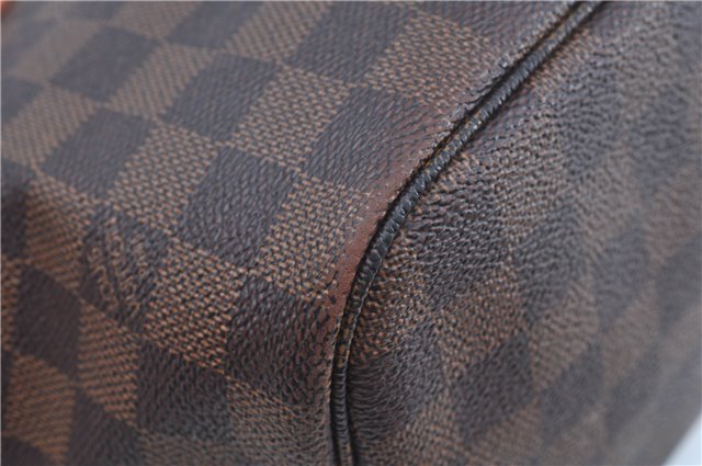 Authentic Louis Vuitton Damier Neverfull MM Shoulder Tote Bag N51105 LV J8804