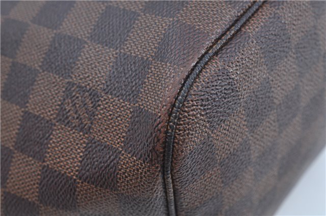 Authentic Louis Vuitton Damier Neverfull MM Shoulder Tote Bag N51105 LV J8804