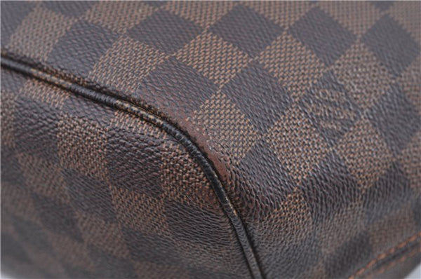 Authentic Louis Vuitton Damier Neverfull MM Shoulder Tote Bag N51105 LV J8804
