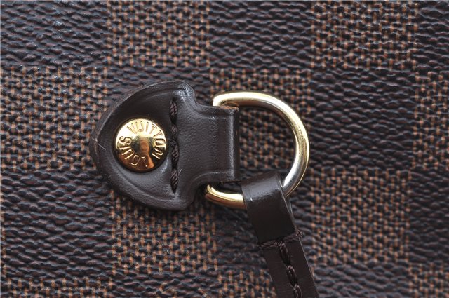 Authentic Louis Vuitton Damier Neverfull MM Shoulder Tote Bag N51105 LV J8804