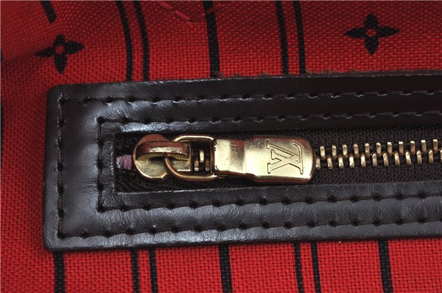 Authentic Louis Vuitton Damier Neverfull MM Shoulder Tote Bag N51105 LV J8804