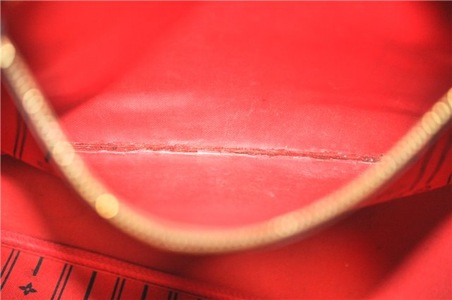 Authentic Louis Vuitton Damier Neverfull MM Shoulder Tote Bag N51105 LV J8804