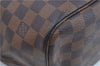 Authentic Louis Vuitton Damier Neverfull MM Shoulder Tote Bag N51105 LV J9681