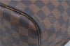 Authentic Louis Vuitton Damier Neverfull MM Shoulder Tote Bag N51105 LV J9681