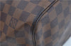 Authentic Louis Vuitton Damier Neverfull MM Shoulder Tote Bag N51105 LV J9681