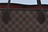 Authentic Louis Vuitton Damier Neverfull MM Shoulder Tote Bag N51105 LV J9681