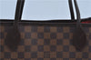 Authentic Louis Vuitton Damier Neverfull MM Shoulder Tote Bag N51105 LV J9681