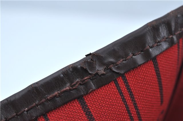 Authentic Louis Vuitton Damier Neverfull MM Shoulder Tote Bag N51105 LV J9681