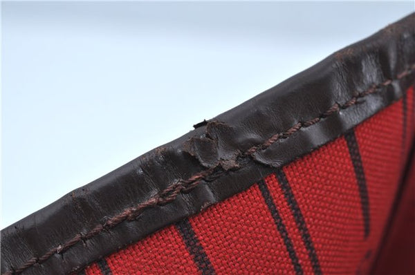 Authentic Louis Vuitton Damier Neverfull MM Shoulder Tote Bag N51105 LV J9681