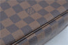 Authentic Louis Vuitton Damier Neverfull MM Shoulder Tote Bag N51105 LV J9681