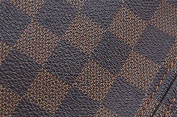 Authentic Louis Vuitton Damier Neverfull MM Shoulder Tote Bag N51105 LV J9681