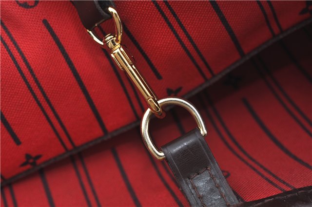 Authentic Louis Vuitton Damier Neverfull MM Shoulder Tote Bag N51105 LV J9681