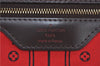 Authentic Louis Vuitton Damier Neverfull MM Shoulder Tote Bag N51105 LV J9681