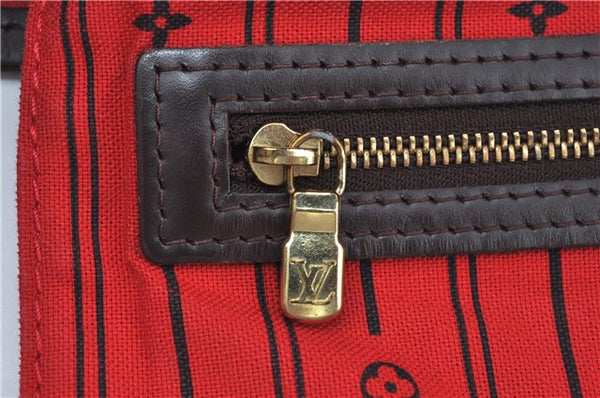 Authentic Louis Vuitton Damier Neverfull MM Shoulder Tote Bag N51105 LV J9681