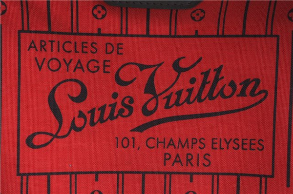 Authentic Louis Vuitton Damier Neverfull MM Shoulder Tote Bag N51105 LV J9681