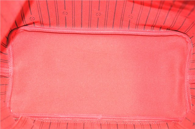 Authentic Louis Vuitton Damier Neverfull MM Shoulder Tote Bag N51105 LV J9681