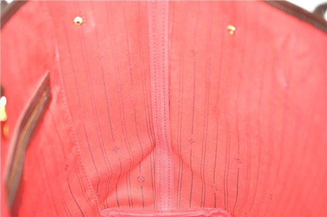 Authentic Louis Vuitton Damier Neverfull MM Shoulder Tote Bag N51105 LV J9681