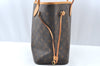 Authentic Louis Vuitton Monogram Neverfull MM Shoulder Tote Bag M40156 LV K4141