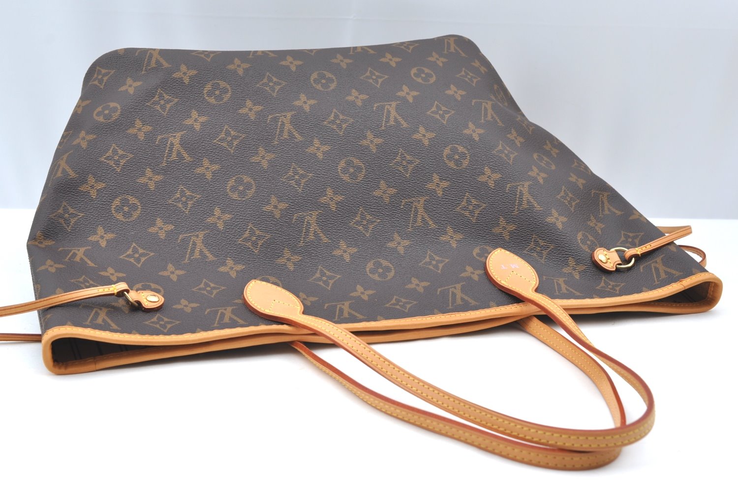 Authentic Louis Vuitton Monogram Neverfull MM Shoulder Tote Bag M40156 LV K4141