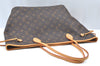 Authentic Louis Vuitton Monogram Neverfull MM Shoulder Tote Bag M40156 LV K4141