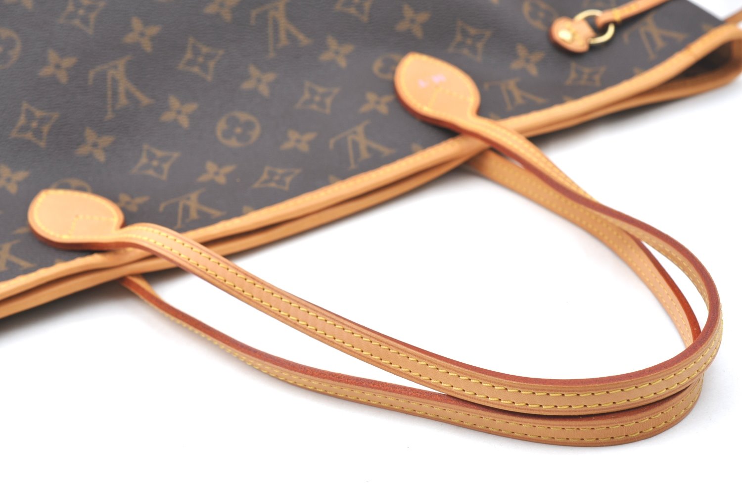 Authentic Louis Vuitton Monogram Neverfull MM Shoulder Tote Bag M40156 LV K4141