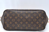 Authentic Louis Vuitton Monogram Neverfull MM Shoulder Tote Bag M40156 LV K4141