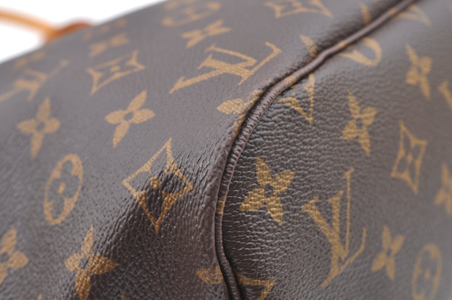 Authentic Louis Vuitton Monogram Neverfull MM Shoulder Tote Bag M40156 LV K4141