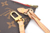 Authentic Louis Vuitton Monogram Neverfull Pouch Purse Clutch Bag Red LV K4383
