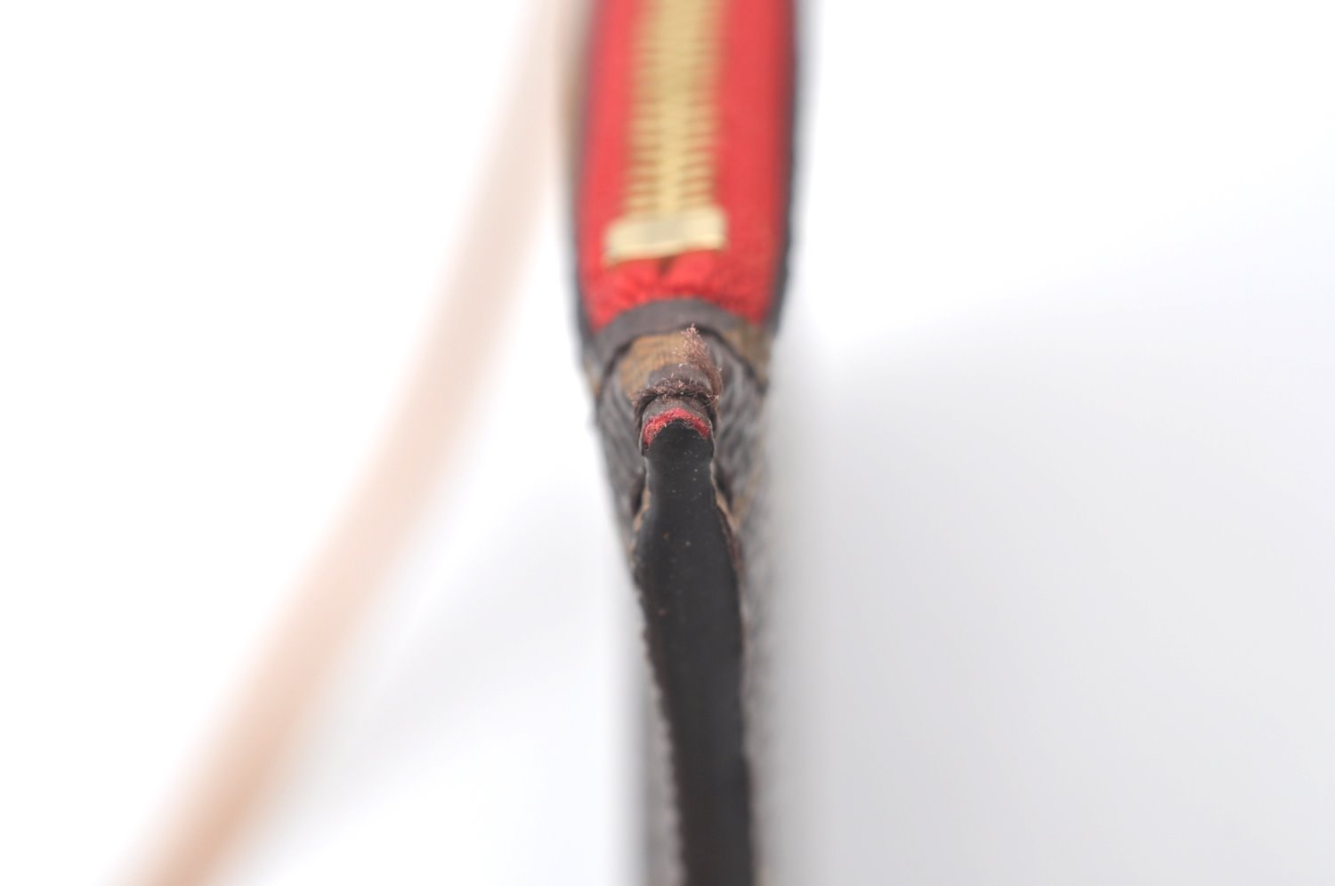 Authentic Louis Vuitton Monogram Neverfull Pouch Purse Clutch Bag Red LV K4383