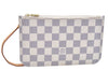 Authentic Louis Vuitton Damier Azur Neverfull Pouch Purse Clutch LV K4385