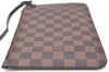 Authentic Louis Vuitton Damier Neverfull Pouch Purse Clutch Bag LV K4386