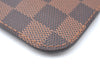 Authentic Louis Vuitton Damier Neverfull Pouch Purse Clutch Bag LV K4386