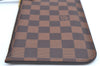 Authentic Louis Vuitton Damier Neverfull Pouch Purse Clutch Bag LV K4387