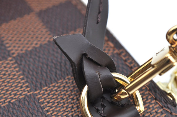 Authentic Louis Vuitton Damier Neverfull Pouch Purse Clutch Bag LV K4387