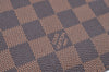 Authentic Louis Vuitton Damier Neverfull Pouch Purse Clutch Bag LV K4387