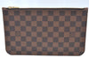 Authentic Louis Vuitton Damier Neverfull Pouch Purse Clutch Bag LV K4388