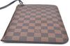 Authentic Louis Vuitton Damier Neverfull Pouch Purse Clutch Bag LV K4388